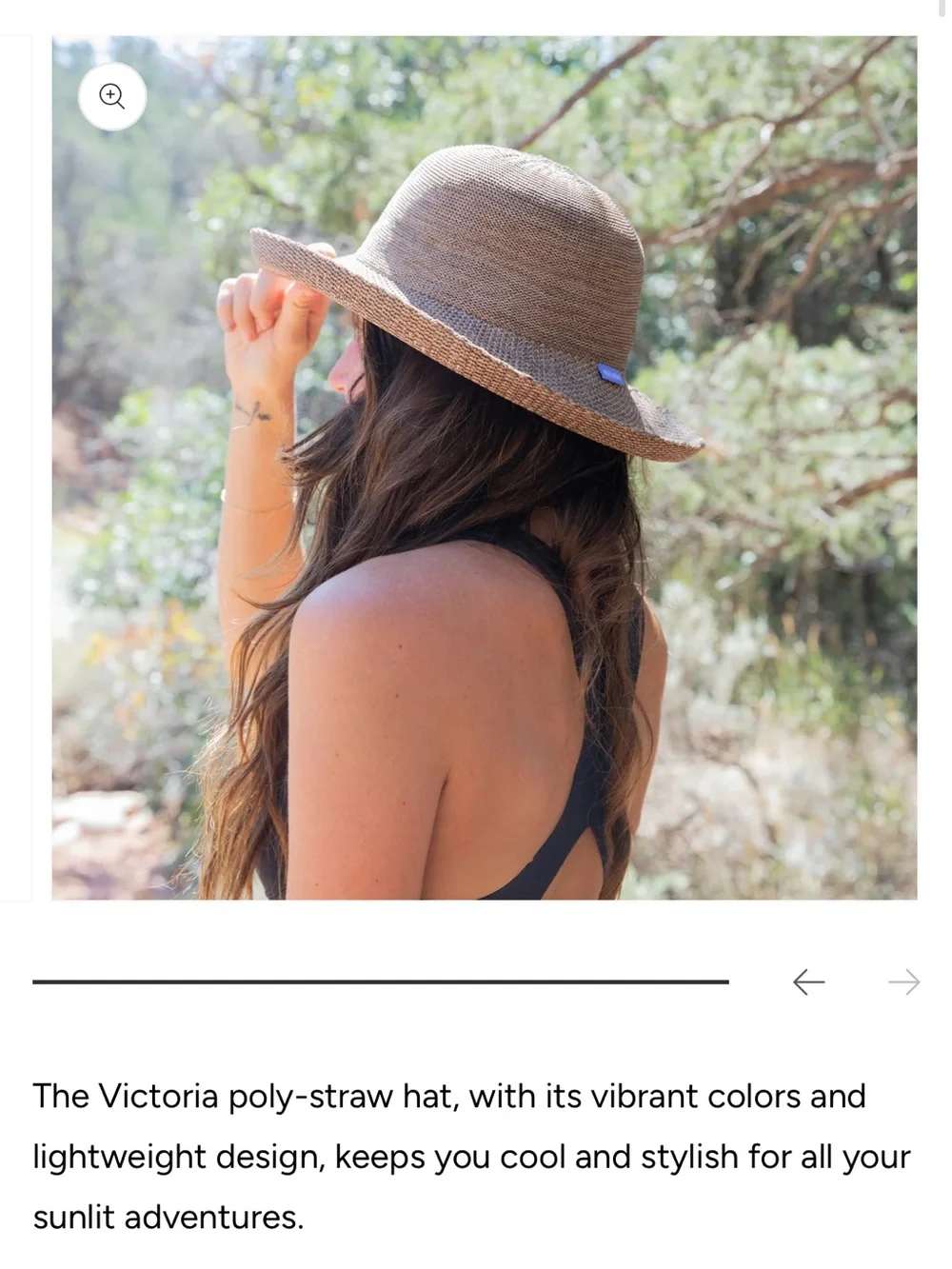 Wallaroo Victoria Sun Hat - mixed camel